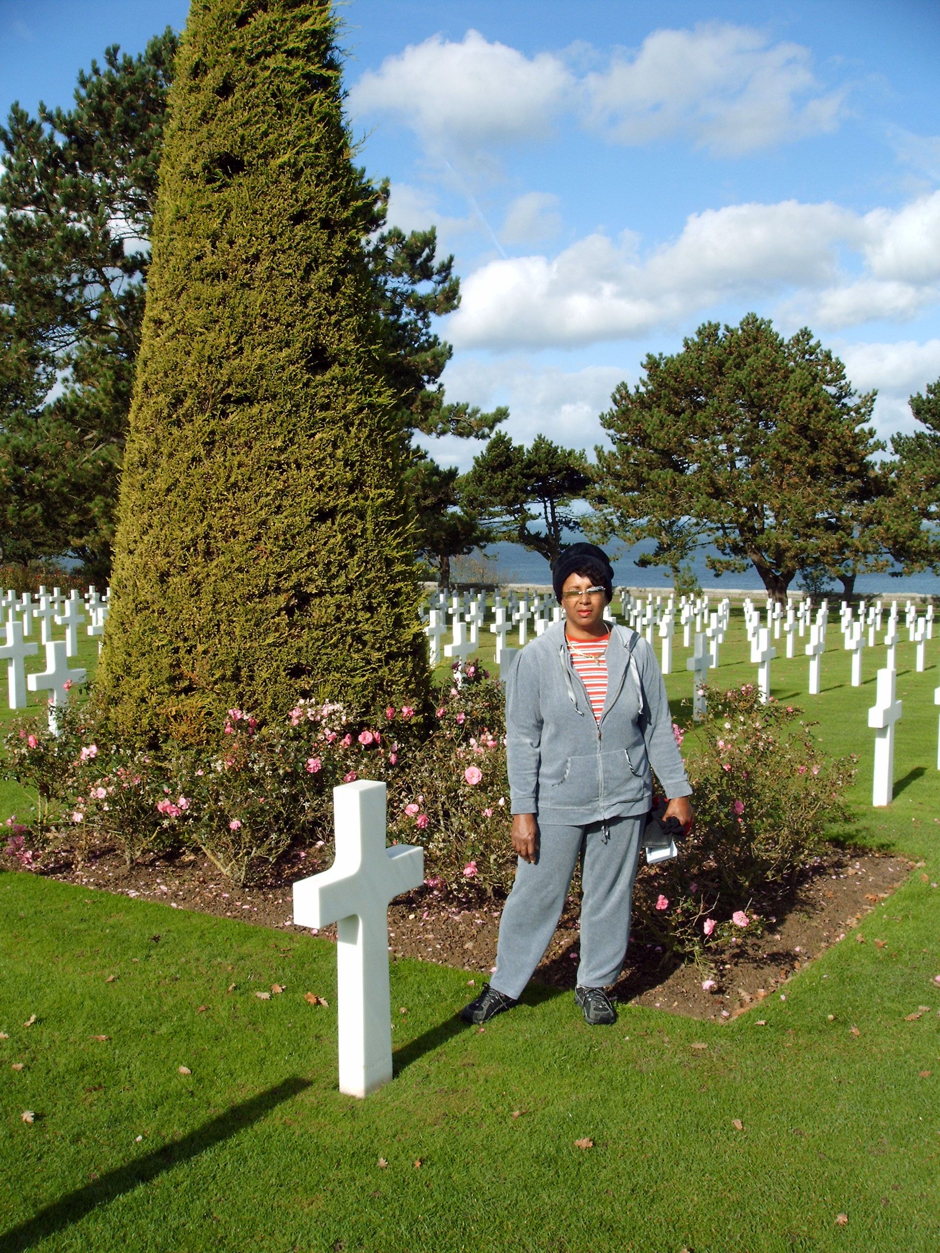 Attorney Page in Normandy, France cemetery